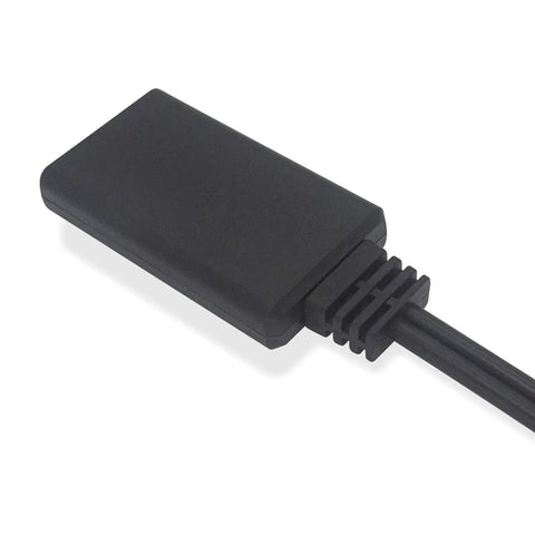BMW Mini Cooper Bluetooth Car Adapter For 3.5mm Aux Lets You Stream HiFi Music, black adapter close-up image