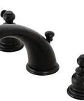 Magellan Widespread Bathroom Faucet Matte Black Dope Durable Build Solid Brass Construction Deck Mount 8 to 16 Inch Three Hole