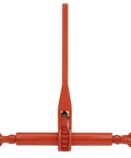 One Quarter Inch Ratchet Load Binder Built Tough With 8.5 Inch Handle, 2,600 Lb WLL, 5,200 Lb Proof, 9,200 Lb Min Break Strength, Turnbuckle Ratchet, Spring Pawls, Forged Steel, Heat Treated, Welded Chain Links.