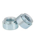 Rock Solid Carbon Steel Clinch Nuts With Knurled Grip For Secure Riveting On Thin Sheet Metal Pro Grade with knurled design.