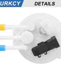 Top view of Electric Fuel Pump Module With Pressure Sensor for Chevy and GMC Trucks K1500 K2500 K3500 1997-2000