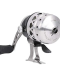 Ambidextrous Spincast Fishing Reel With Stainless Steel Build, 15Lb Line Capacity, 55 Yds, 3.6:1 Gear Ratio, 8Lb Drag shown on white background
