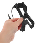 Holding 2 Pack Toe Clip Pedals With Straps For Road And Commuter Bikes, Adjustable Foot Cages, Black, Durable Nylon Straps