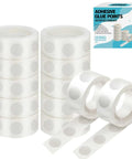Clear Balloon Glue Dots For Balloons And Craft Projects Removable Adhesive Double Sided Sticky Dots and box packaging