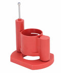 Heavy Duty Router Lift For Woodworking Tables Built Tough With Abs Housing And Stainless Steel Bearings, red plastic tool.
