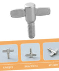 10 Piece Drum Kit Top Screw Fastener Set Durable Aluminum Drum Bolts For Secure Cymbal Attachment And Easy Install