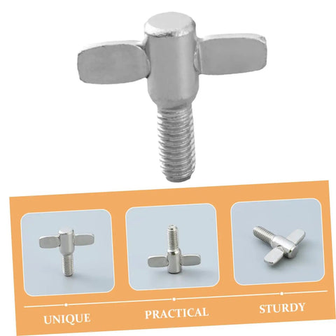 10 Piece Drum Kit Top Screw Fastener Set Durable Aluminum Drum Bolts For Secure Cymbal Attachment And Easy Install