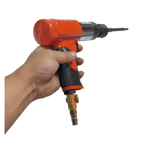 Heavy Duty Valve Guide Disassembly Kit With Pneumatic Cylinder Head Punch Tools For Family Vehicles And Home Mechanics To Fix Engine Malfunctions Easily, orange
