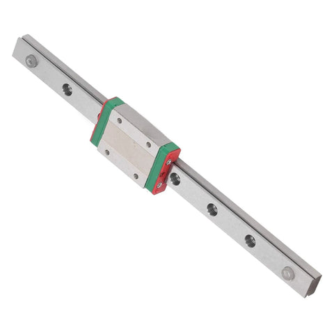 Miniature Linear Rail Slide With Bearing Steel Build For Heavy Duty Quiet Low Friction Motion Interchangeable Parts Industrial Grade Precision For Solar Gear And Other Industrial Automation Setups, silver rail with carriage