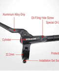 Grip Tight Rear Hydraulic Disc Brake Two Piston Caliper With 1400mm Hose Line For Mountain Bikes Fits 160mm Rotor detailed view.
