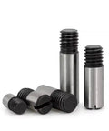 Heavy Duty Industrial Grade M4 To M20 Slotted Headless Set Screws And External Thread Dowel Pins For Precision Alignment, M6x14 Pack Of 5