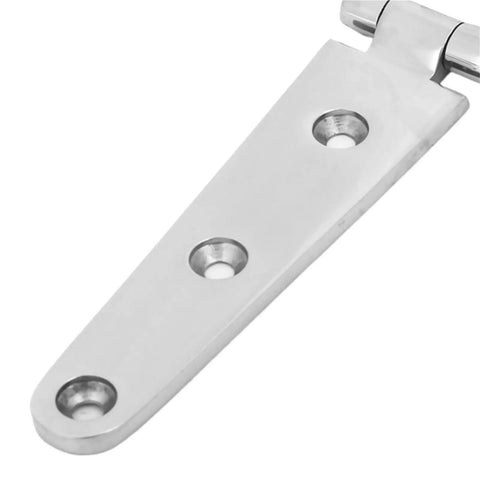 Close-up of Stainless Steel Self Closing Reversible Door Hinge Thickened T Type for Home Doors with Smooth Sliding Bearing