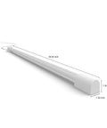 White And Color Ambiance Smart LED Tube For Immersive Gaming And TV Experiences 1 Pack Sync With TV Music And Gaming Requires Bridge