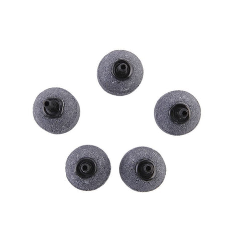 High Temperature Sintered Air Stone Cylinder Diffuser For Fish Tanks 0.98 Inch Bubble Diffuser For Nano Air Pumps 4mm Inlet Durable Reusable Airstones 5 Pack top view