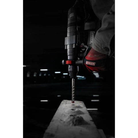 Beast Tough Rebar SDS-Max 4-Cutter Carbide Hammer Drill Bit, Tri-Metal Fusion Welding, drilling concrete, 3/4 in diameter