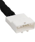 Close-up of the connector on Direct Replacement Charging Port Module Wiring Harness For Tesla Model 3 And Model Y 2017 To 2023.