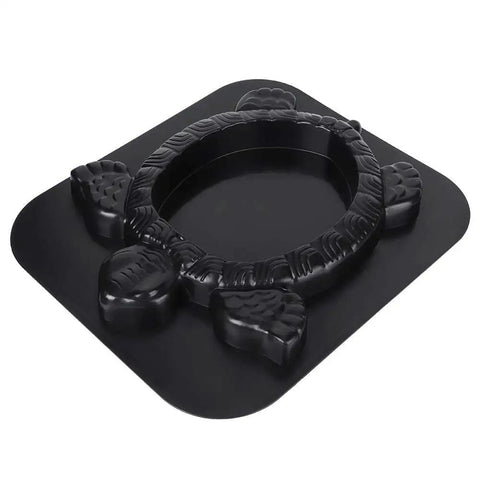 Concrete Stepping Stone Mold For Garden And Patio Durable Reusable Plastic Cement Mold Kit For Walkways Lawn Backyard Landscaping And DIY Friendly Outdoor Stone Paths, turtle shape, 17.32x14.96 inches