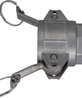 Industrial Grade 304 Stainless Steel Cam Lock Coupler 1 In X 1 In Female Npt used for reliable fluid connections and robust performance.
