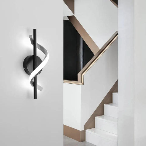 9W LED Wall Sconce With Aluminum Finish, Ultra Bright 1000 Lumens, 6000K Cold White, No Flicker, High CRI 85 in modern setting