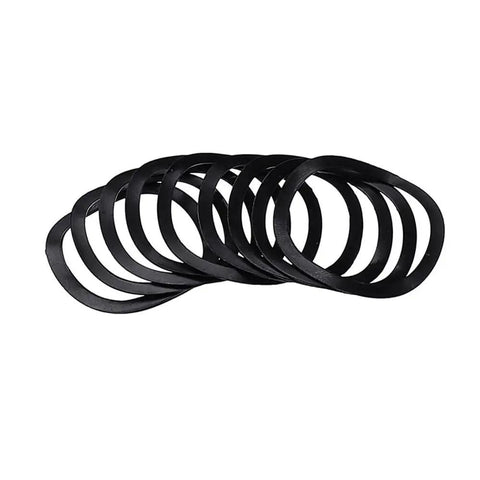 Elastic Wave Spring Washer Set For Hardware And Automotive Projects, Three Wave Peak Seal Form, Durable Metal Gasket, Internal Size Range 3mm To 25mm, Lock Washer Kit With Black Finish And Easy Fit, black metal washers