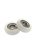 Twenty Pieces Of Snazzy Nylon Plastic Coated 686ZZ Ball Bearings for smooth door and window slides, featuring rust proof grip.