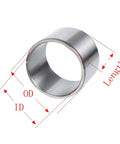 Heavy Duty Steel Shaft Adapter Sleeve 2 Pack Bearing Inner Liner Ring With 40Mm Bore shown with measurements for industrial use.