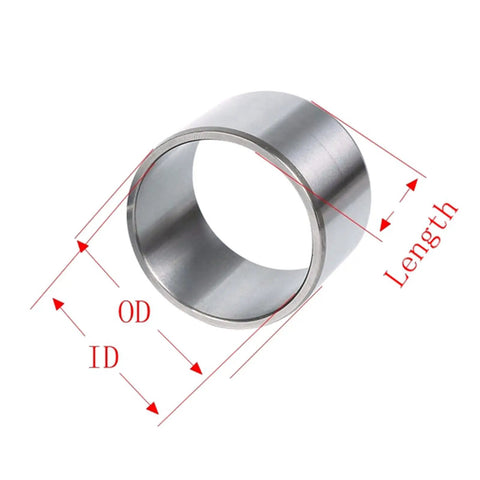 Heavy Duty Steel Shaft Adapter Sleeve 2 Pack Bearing Inner Liner Ring With 40Mm Bore shown with measurements for industrial use.
