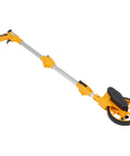 Fauitay Distance Measuring Wheel 9999.9m Capacity Folding, yellow measuring wheel with textured tire and extended handle.
