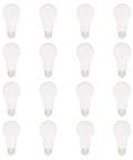 A19 LED Light Bulb 100W Equivalent Daylight Dimmable 15W Energy Saving Bulb With 10,000 Hour Lifespan 16 Pack