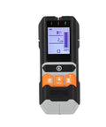 Heavy Duty 4 In 1 Metal Detector And Stud Finder Wall Scanner With Auto Blacklight showing front view and display screen.