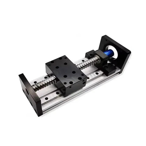 Sliding Stage With Coupling Travel 100 To 500mm SFU1204 Ballscrew Linear Guide MGR12 Built Rock Solid For Precise Motion Control In CNC Automation And Lab Projects, top view