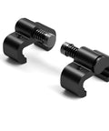 Sliding Barn Door Stop Upgrade Set Black Pair Of Stoppers For Top Track Hardware Prevents Wheels From Slipping Off Rail