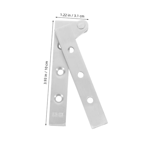 Concealed Shaft Door Hinge Set For Cabinets And Windows Rotating Pivot Hinge 4 Pieces Heavy Duty Load Bearing Hidden Design