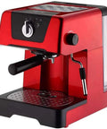 Semi Automatic Espresso Machine With 15 Bar Pressure, Fast Heating, Milk Frother Wand, 1.4L Water Tank, Red Coffee Maker For Espresso, Cappuccino, And Latte Macchiato, Safe Temperature Control
