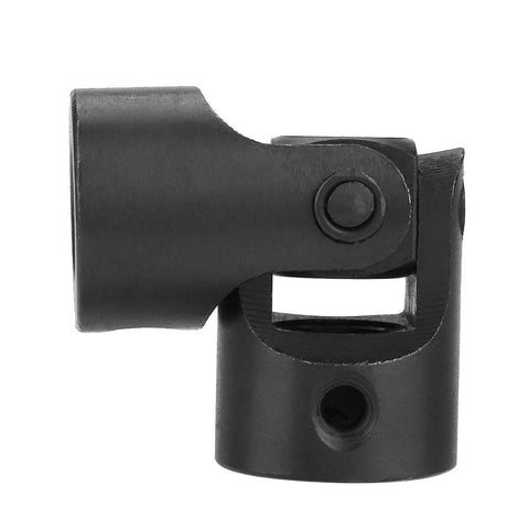 Side view of Universal Joint Shaft Coupling Rock Solid 0.5 Inch Inner Diameter 0.9 Inch Outer Diameter 2.2 Inch Length