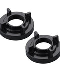 One Half Inch Ips Faucet Mounting Lock Nut Two Pack For Sink Installation Durable Abs Plastic Corrosion Resistant Hardware.