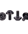Beefy Titanium M5x10mm Torx Head Bolt T30 Set for Bikes and Motorcycles, 6AL-4V TC4 Grade 5 Titanium Alloy, Black Finish, Four Pack