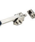 Durable 304 Stainless Steel Door Handle Lock Set For Drying Oven & Mechanical Equipment, features latch and fastening bracket.