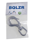 Bulletproof 304 Stainless Steel Swivel Eye Lifting Hook With 360 Degree Spin and Round Loop for Heavy Haul Rigging
