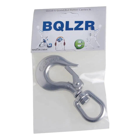 Bulletproof 304 Stainless Steel Swivel Eye Lifting Hook With 360 Degree Spin and Round Loop for Heavy Haul Rigging