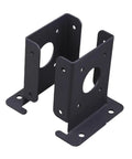 Two Pack Wood Fence Post Anchor Base Brackets For Pergola And Fence Posts Backyard Deck Projects, DIY Friendly Easy Install