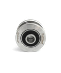 Heavy Duty V Groove Roller Bearing Pulley For Small Cranes And Fishing Systems, Stainless Steel 304 Wire Rope Guide Wheel, front view