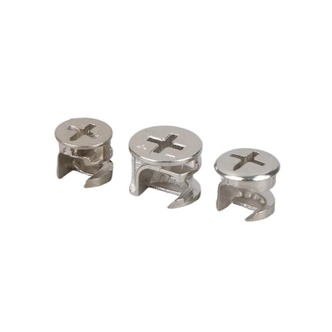 10 Piece Thickened Three In One Connector Eccentric Wheel Set For Furniture Hardware In Diameters 15mm 12mm And 10mm Zinc Alloy Durable Fittings