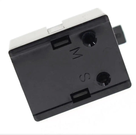 Close-up of 3 Pin 4.7 Ohm Refrigerator Start Relay Kit With Overload Protector For 1/2 HP Compressors, showing top view.