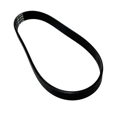 7 Rib V Belt 18 Inch By 0.9 Inch Rubber Motor Belt For Diy Power Transmission Model 190J470 on white background
