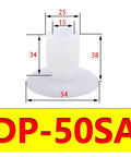 5 Pcs Silicone Suction Cup Nozzle Set 20-54mm For Pneumatic Manipulator Gripper Industrial Automation Vacuum End Effector Parts, detailed dimensions shown.