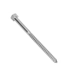 Stainless Steel Half Thread Hex Lag Screw Self Tapping Wood Screw with hex head, A2-70 M8x130mm for carpentry and wooden structures