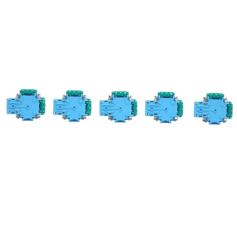 Replacement Joystick Analog Stick Module for Game Controller Drift Fix Kit 5Pcs shown aligned in a row.