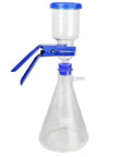 Premium Borosilicate Glass Vacuum Filtration Distillation Kit With 1000ml Filtering Flask And 300ml Graduated Funnel setup view