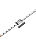 High-precision 300mm Linear Guide Rail with MGN9C Carriage Block and mini MGN12 Guide for DIY 3D printers and CNC machines.